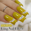 Picture of Double Rhythm 15ML Gel Nail Polish Pure Sheer Same Color Same Bottle Soak Off Gel Polish Art Manicure Salon DIY at Home Gifts for Girls Women (Avocado Green-A1461)
