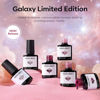 Picture of Modelones Gel Nail Polish Set, 6 Colors Rose Garden Neutral Nude Pink Gel Polish Burgundy Red Pearl White Shimmer Peach Pink Galaxy Grape-Purple Glitter Gel Polish Valentines Day Soak Off LED Gel Gift