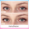 Picture of Natural Lash Extension Kit Wispy Lash Clusters Kit 168Pcs Eyelash Extension Kit 9-12MM Eyelash Clusters Lashes Individual Kit with Remover for Lash Extension, Bond and Seal and Tweezers by TNFVLONEINS
