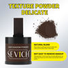 Picture of Sevich Hairline Powder 10g Large Capacity,Instantly Conceals Hair Loss,Root Touch up Powder,Hair Shadow Toppers for Women & Men Thinning Gray Hair,48H Makeup Lasting,1 Box = 2.5 Boxes,Dark Brown