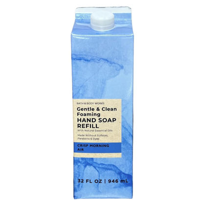 Picture of Bath & Body Works Crisp Morning Air Refill Gentle & Clean Foaming Hand Soap, 32 fl. oz. (Crisp Morning Air)