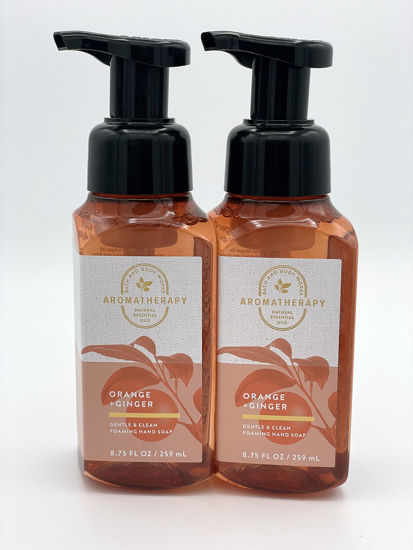Picture of Bath and Body Works Gentle & Clean Foaming Hand Soap, 8.75 fl. oz. (Aromatherapy Orange Ginger, 2-Pack)