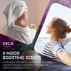 Picture of Orca Beauty 8-Pcs Shower Steamers Aromatherapy & Scented Candle - Birthday Self Care Relaxation Gifts for Women, Pampering Shower Bombs Aromatherapy, Spa Day Essentials, Christmas Purple Gift Bundle