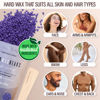 Picture of Tress Wellness Waxing Kit for Brazilian Wax - Easy to Use - For Sensitive Skin - Digital Display, Dusty Peach