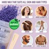 Picture of Tress Wellness Waxing Kit for Brazilian Wax - Easy to Use - For Sensitive Skin - Digital Display, Misty Lilac