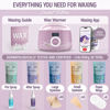 Picture of Tress Wellness Waxing Kit for Brazilian Wax - Easy to Use - For Sensitive Skin - Digital Display, Misty Lilac