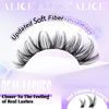 Picture of ALICE Lash Clusters Wispy Cluster Eyelash Extensions 168pcs Fluffy Individual Lashes 10-18mm Waterproof Natural Lash Extension DIY Cluster Lashes with Soft Thin Band