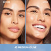 Picture of Covergirl Simply Ageless Skin Perfector Essence Foundation, 45 Medium-Olive, Tinted Skincare Makeup Hybrid, Sheer Tint, Radiant Finish, Glowy Finish, Vegan Formula, 1.0oz