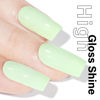 Picture of AILLSA Pastel Gel Nail Polish Macaron Mint Green Gel Polish Bright Summer Colors Cotton Candy Nail Polish Soak Off U V Gel for French Nail Manicure Salon DIY Holiday Gifts 0.5 Fl Oz GB77