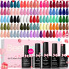 Picture of Beetles Gel Nail Polish Set 36 PCS- Spring Gel Polish 32 Colors with Base Top Coat Soak off U V Nail Gel Burgundy Red Pink Green Blue Purple Black White Gel Polish Set Valentines Day Gifts for Women