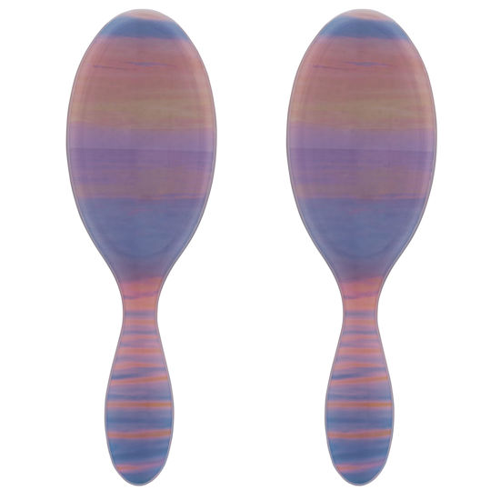 Picture of Wet Brush Original Detangling Hair Brush, Purple (Desert Afterglow) - Ultra-Soft IntelliFlex Bristles - Detangler Brush Glide Through Tangles With Ease For All Hair Types - For Women & Men (Pack of 2)