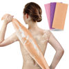 Picture of Exfoliating Washcloth Exfoliating Body Scrubber Back Scrubber for Shower Japanese Bath Wash Cloth Korean Exfoliating Luffah Towel Beauty Sponge Loofah Scrub 3 Pack by ARCH&M (Peach Purple Pink)