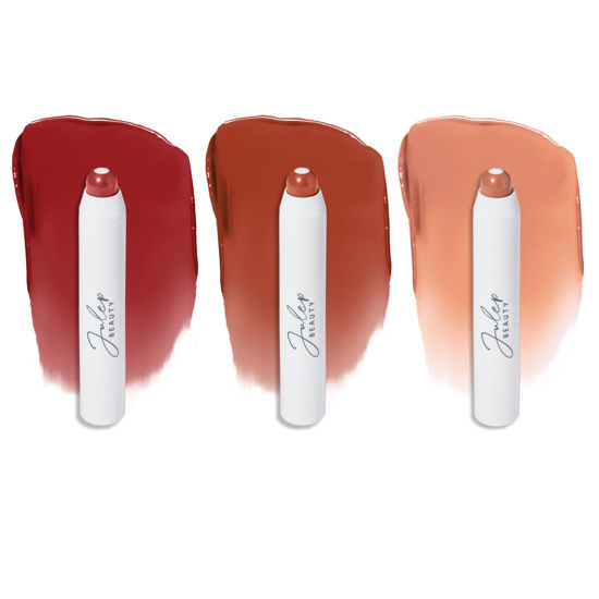 Picture of Julep It’s Balm Moisturizing Lip Color Trio - Brandy Wine, Brown Sugar, Almond Nude - Hydrating Lip Crayon Set - Vegan & Cruelty-Free