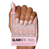 Picture of Glamnetic Press On Nails - North Star | Semi-Transparent 3D Multicolor Gems Short Almond False Nails, Reusable Stick On Fake Nails with Glue | Salon Quality | 15 Sizes - 30 Nail Kit