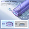 Picture of Laser Hair Removal with 5℃ Ice Cooling, Painless IPL Laser Hair Removal Device 3 In 1 Ubroo At Home Hair Remover Machine for Women Men Electrolysis Permanent Epilator on Face Body Depilation (Purple)