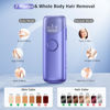 Picture of Laser Hair Removal with 5℃ Ice Cooling, Painless IPL Laser Hair Removal Device 3 In 1 Ubroo At Home Hair Remover Machine for Women Men Electrolysis Permanent Epilator on Face Body Depilation (Purple)