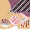 Picture of Artdone Nail Dotting Tools 6PCS Double-ended Nail Art Brushes Kit Nail Art Gel Polish Liner Brushes Design Pen For Nail Drawing And Nail Paint Brushes Small Detail Brushes.