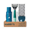 Picture of Harry's Razors for Men - Men's Razor Set with 5 Razor Blade Refills, Travel Blade Cover, 2 oz Shave Gel (Sage)