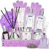 Picture of LILY ROY Lavender Spa Gift Sets Bath and Body Gift Basket Set for Women Spa Bath Gift Baskets Spa Kit Spa Bath Gift Set for Perfume Christmas Birthday Skin Self Care Gifts for Women Mothers Day