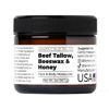 Picture of Santa Cruz Paleo Beef Tallow for Skin, Grass Finished & Grass Fed Beef Tallow and Honey Balm Body & Face Moisturizer, Organic Beeswax and Organic Honey, Light Scent, Moisturizing Natural Formula, 2 Oz