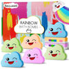 Picture of Rainbow Bath Bombs Gift Set, Handmade Organic 8 Pcs Bath Bombs for Kids Girls Women, Natural Kids Bubble Bath Fizzy, Teacher Appreciation Gifts