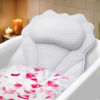 Picture of Bath Pillow RUVINCE Ergonomic Luxury Bathtub Pillow with Head,Neck, Shoulder and Back Support, 4D Bath Pillows for tub with 6 Powerful Suction Cups, Fits All Bathtub