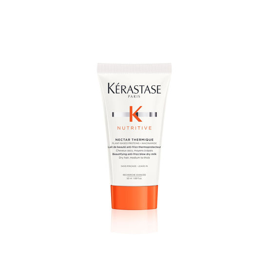Picture of Kerastase Nutritive Nectar Thermique Heat Protecting Leave-In Cream, Deeply Conditioning, Reduces Frizz, With Plant-Based Proteins, For Medium to Thick Hair, 1.7 Fl Oz