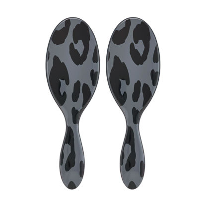 Picture of Wet Brush Original Detangling Hair Brush, Grey Leopard (Safari) - Ultra-Soft IntelliFlex Bristles - Detangler Brush Glide Through Tangles With Ease For All Hair Types - Wet & Dry Hair (Pack of 2)