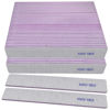 Picture of Nail Files (50 Pack), 100/180 Grit Emery Boards Nail File for Natural Nails and Acrylic Nails, Double Sided Emory Boards limas para unas acrilicas Profesional Fingernail Filer Reusable Manicure Gray