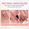 Picture of BTArtbox Soft Gel Nail Tips Square - Press On Nails Long Natural XCOATTIPS Pre-applied Tip Primer, One-Step Square Gel Nail Tips Fake Nails for DIY Nail Art