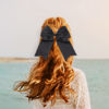 Picture of Jumbo Bow Clip with Tails (Black)