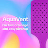 Picture of Wet Brush Paddle Detangler Hair Brush, Black - Ultra-Soft IntelliFlex Detangling Bristles with AquaVent Design - Spread Hair Treatments Evenly - Pain-Free Hair Brush For Women & Men (Pack of 2)