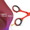 Picture of The Cut Factory- Hair Scissors and Barber Scissors Professional- 6 iches Finest Stainless Steel Hair Cutting Scissors with Smooth Razor Edge Blades -Use for Salon & Personal Use (Red)