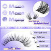 Picture of Natural Lash Clusters Wispy Cluster Eyelash Extensions Invisible Band Individual Lashes C Curl DIY Lash Extension 8-16mm Waterproof Soft Cluster Lashes 168pcs by ALICE