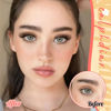 Picture of Calphdiar 40D Individual Lashes Natural Eyelash Clusters Wispy Lash Clusters 9-16mm Cluster Eyelash Extensions D Curl Lashes Clusters 288pcs DIY Lash Extension for Beginners at Home