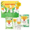 Picture of Burt's Bees Gentle Skin Care To-Go Set, Includes Cleanser, Towelettes, Lotion and Sheet Mask, Travel Size Facial Skin Care Products for Sensitive Skin, Natural Origin Skin Care, 1 Gift Set