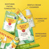 Picture of Burt's Bees Gentle Skin Care To-Go Set, Includes Cleanser, Towelettes, Lotion and Sheet Mask, Travel Size Facial Skin Care Products for Sensitive Skin, Natural Origin Skin Care, 1 Gift Set