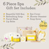 Picture of Lizush Luxury Spa Gifts for Women - 6 Piece Citrus Spa Gift Baskets for Women, Relaxation Birthday Gift Set, Handmade in the USA, Self Care Gift Sets For Wife, Mom, Co-Worker, Best Friend