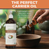 Picture of Viva Naturals Organic Fractionated Coconut Oil - Skin & Hair Moisturizer, Relaxing Massage and Body Oil, Carrier Oil for Essential Oils Mixing, Pure Non-Greasy Coconut Oil for Skin and Hair, 16 fl oz