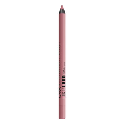 Picture of NYX PROFESSIONAL MAKEUP Line Loud Lip Liner, Longwear and Pigmented Lip Pencil with Jojoba Oil & Vitamin E - Fierce Flirt (Light Mauve Pink)