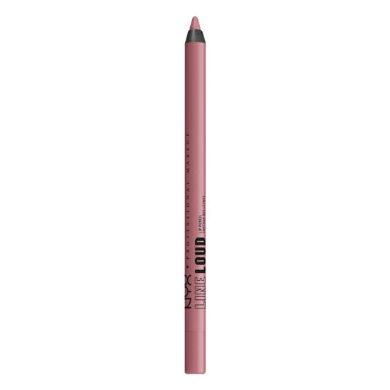 Picture of NYX PROFESSIONAL MAKEUP Line Loud Lip Liner, Longwear and Pigmented Lip Pencil with Jojoba Oil & Vitamin E - Fierce Flirt (Light Mauve Pink)
