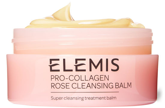 Picture of ELEMIS Pro-Collagen Rose Cleansing Balm Makeup Remover, Hydrating Facial Cleanser, Oil Cleanser, Oil Makeup Remover, Deep Cleanse