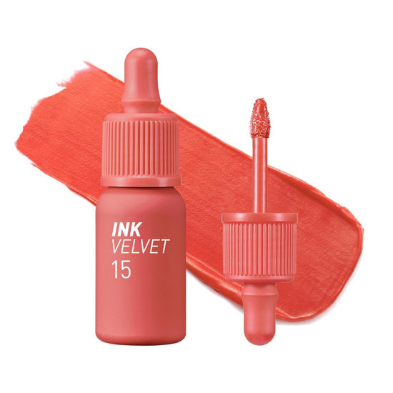 Picture of Peripera Ink the Velvet Lip Tint - High Pigment Color, Longwear, Weightless, Not Animal Tested, Gluten-Free, Paraben-Free (015 BEAUTY PEAK ROSE (NEW))