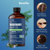 Picture of Botanic Hearth 100% Pure Rosemary Oil For Hair Growth Infused With Biotin | Hair Strenghtening Treatment | Nourishing & Volumizing | With Jojoba Oil & Castor Oil | Non GMO Verified | 2 fl oz