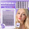 Picture of Lash Extension Kit Natural Lash Clusters Kit Wispy Eyelash Extension kit with Lash Bond and Seal and Lash Remover Eyelash Clusters Kit C Curl Individual Lashes by Lanflower