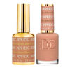 Picture of DND DC Gel Polish Set, Deep Nude Collection, UV/LED Gel Polish and Air Dry Nail Lacquer, Matching Chip-Free Polish Duo, 309 Kamikaze, 0.5 Fl Oz