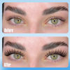 Picture of Wispy Lash Clusters Kit Natural Eyelash Extension Kit C Curl Lash Extension Kit Waterproof Individual Lashes Clusters DIY Cluster Eyelash Extensions Soft Eyelash Clusters Kit,Bond and Seal TNFVLONEINS