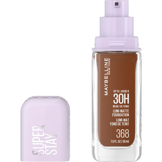 Picture of Maybelline Super Stay Lumi-Matte Foundation, Lightweight and Buildable Full Coverage Foundation Makeup For Up To 30HR Wear, 368, 1 Count