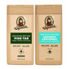 Picture of Dr. Squatch NEW Natural Body Wash for Men - Exfoliating and Non-Exfoliating - Pine Tar + Coconut Castaway (14 oz, 2 Pack)