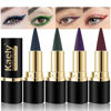 Picture of Kaely 4Pcs Dark Blue Green Purple Red Gel Eyeliner Pencil,Cream Waterproof Smudge Proof Eye Liner,Halloween Makeup,Eye Black Face Paint Lipstick Crayon,Color Colorful Eyeliner Eyeshadow Stick